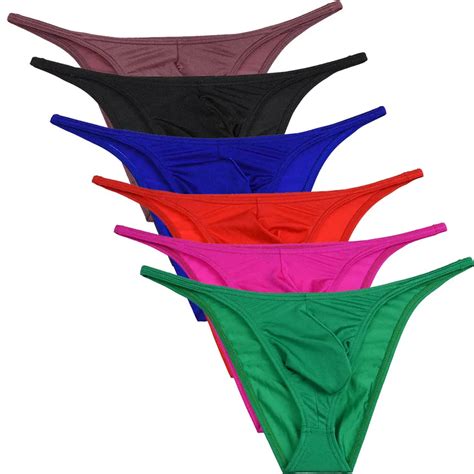 Men S Stretch Posing Trunk FitnessUnderwear Hot Beachwear Bikini Briefs Ropa Interior Hombre