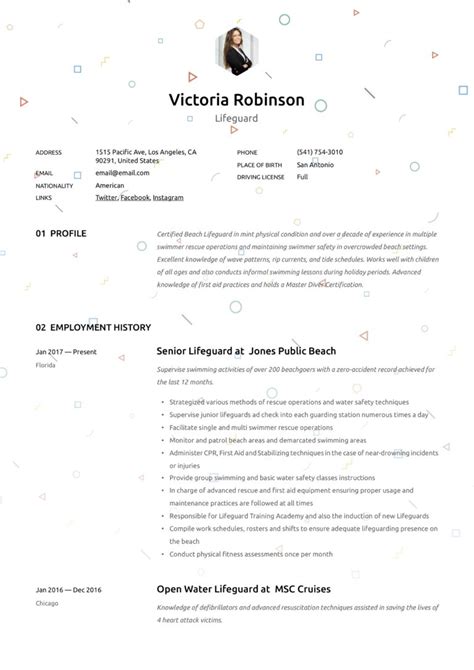 24 Lifeguard Resume Example Pdfs 2024