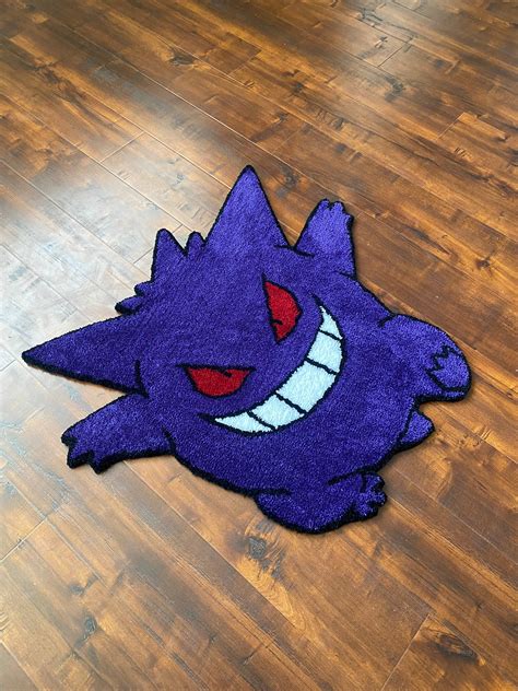 Custom Handmade Gengar Rug Etsy