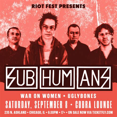 Subhumans Riot Fest