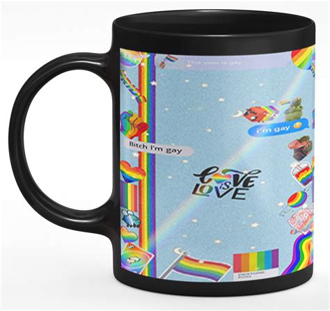 Buy Har Velle Lgbt Babe Im Gay Black Coffee Mug Designed By Har Velle