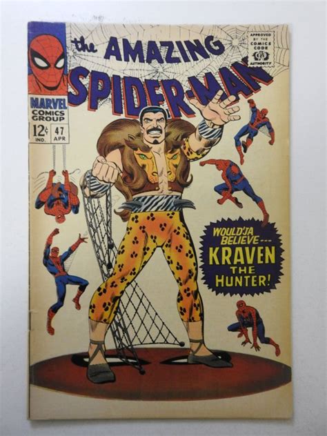 The Amazing Spider Man 47 1967 VG FN Condition Moisture Stain