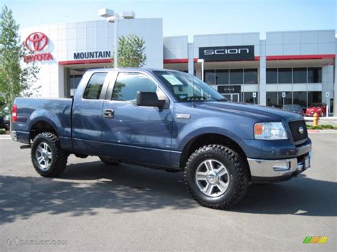 2005 Medium Wedgewood Blue Metallic Ford F150 Xlt Supercab 4x4