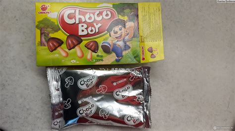 Печенье ОРИОН "CHOCOBOY" ("ЧОКОБОЙ") - «Вкусные шоколадные грибочки с ...