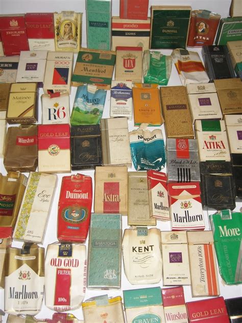 Sold Price Large Collection Of 100 Vintage Cigarette Packs Invalid