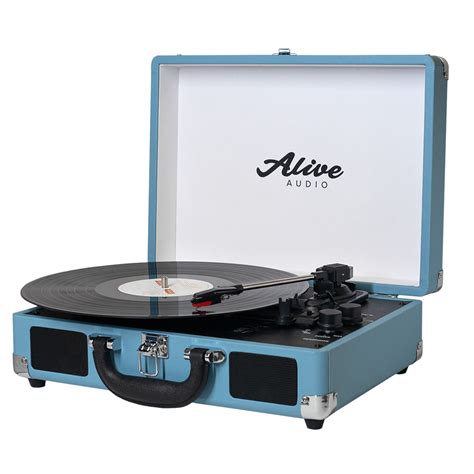 Купить виниловый проигрыватель alive audio glam aqua c bluetooth в ...
