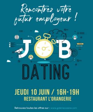 Affiche Jobdating leclerc océane Ville de Rezé