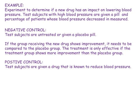 PPT - POSITIVE vs NEGATIVE EXPERIMENTAL CONTROL PowerPoint Presentation ...