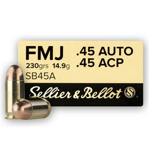 Acp Fmj Gr G Boite De Sellier Bellot