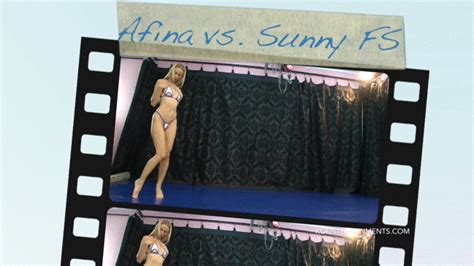 Afina Kisser Vs Sunny The Bikini Fantasy Fight Club Clips Sale