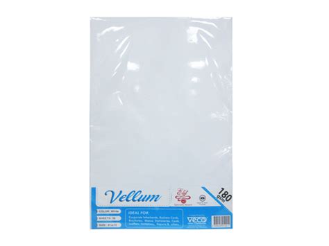 Veco Vellum Board White Gsm Legal S Lazada Ph