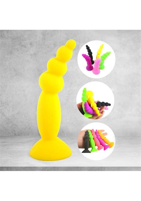 Yonjaglobal 4 Boğumlu Anal Plug Tıkaç Dildo 10 8 Cm Sarı Fiyatları ve Özellikleri
