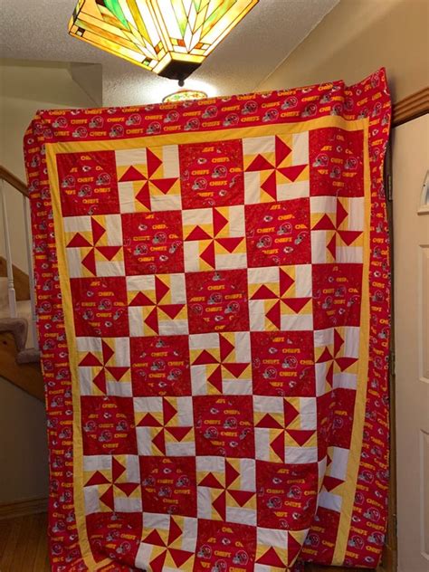 Kansas City Chiefs Quilt | Etsy