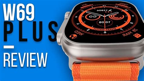 Smartwatch W69 ULTRA PLUS Unboxing Review AMOLED TOP 2GB MEMÓRIA e