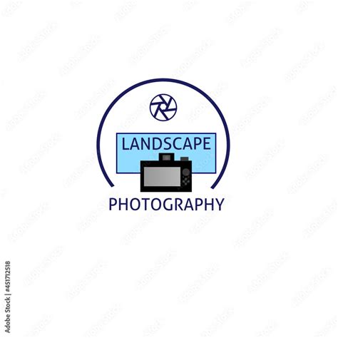 landscape photography logo Stock Vector | Adobe Stock