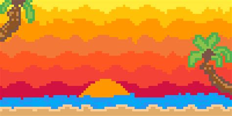 Pixilart Sunset Beach By Moneyruler101