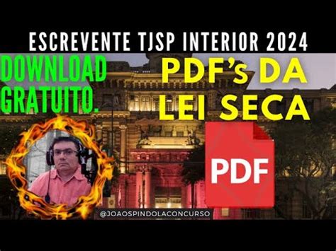 LEI SECA EM PDF Concurso Escrevente Técnico Judiciário do TJSP