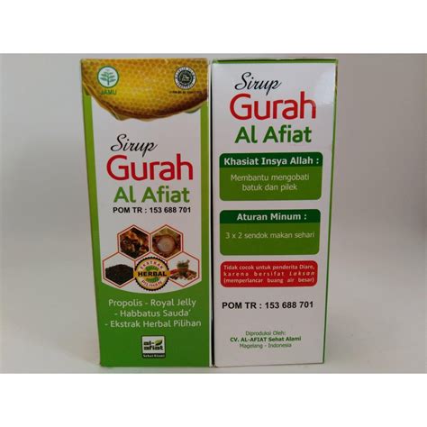 Jual Sirup Gurah Al Afiat Shopee Indonesia