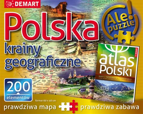 Demart Puzzle Polska Krainy Geograficzne 200 El Demart Sklep