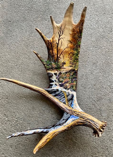 Moose Antler Paintings – Steve Kerr, Artist