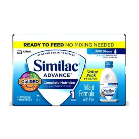 Abbott Similac Advance Complete Nutrition Infant Formula With Iron