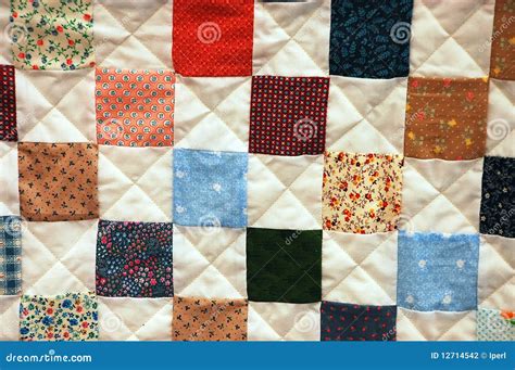 Colorful Patchwork Quilt Stock Photo Image Of Cloth