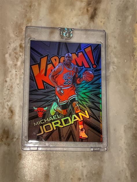 2022 Michael Jordan Kaboom Black Refractor Etsy