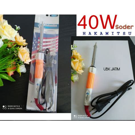 Jual Soder Amerika Watt Hakamitsu Soder Plastik Itami Solder