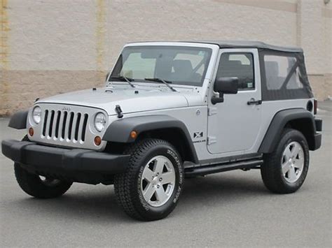 Sell Used 2008 Jeep Wrangler X Sport Utility 2 Door 3 8L Title Not