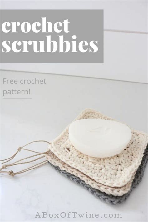 FREE Scrubby Crochet Pattern {Easy Scrubbies!} - A BOX OF TWINE