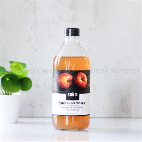 475ML APPLE CIDER VINEGAR ACV CUKA APEL - SUKA ORGANIC - NUMI Center