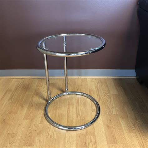 17.5" Lounge It-Round Glass End Table - Redeemed Office