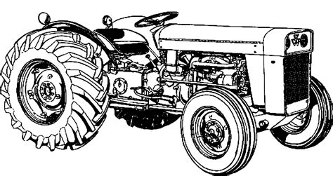 Massey Ferguson A 35 Vintage Tractor Vehicle Dxf Ai Cnc Svg Etsy