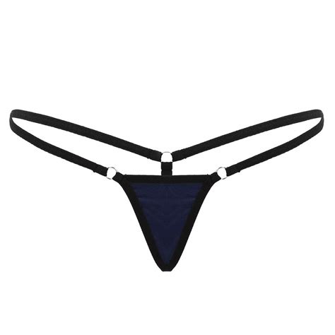 Buy Womens Super Low Rise String T Back G String Thong Bikini Briefs Lingerie Underwear Online