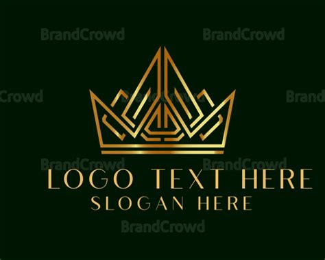 Gold Luxury Crown Logo | BrandCrowd Logo Maker