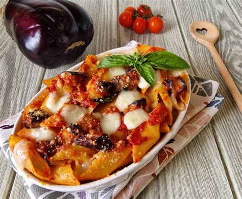 Pennoni Con Melanzane In Friggitrice Ad Aria