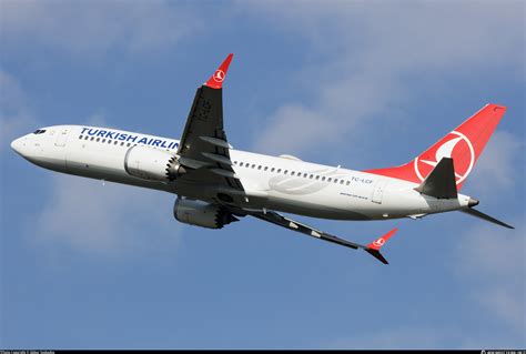 TC LCF Turkish Airlines Boeing 737 8 MAX Photo by Gábor Szabados ID