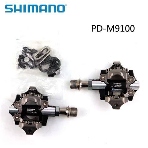 SHIMANO XTR PD M9100 PD M9100 오리지널 박스 SPD 마운틴 MTB 자전거 페달 포함 SM SH51 자전거