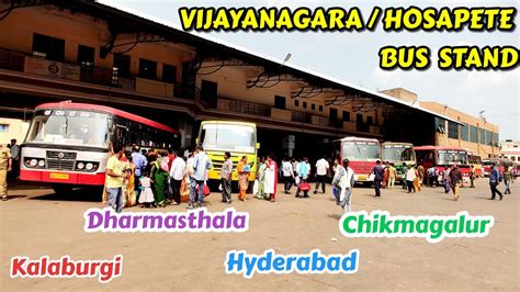 Hospet Bus Stand Hyderabad Shivamogga Kalaburgi