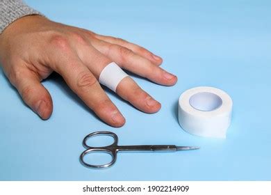 First Aid Cuts Injuries Fingers Mans Stock Photo 1902214909 | Shutterstock