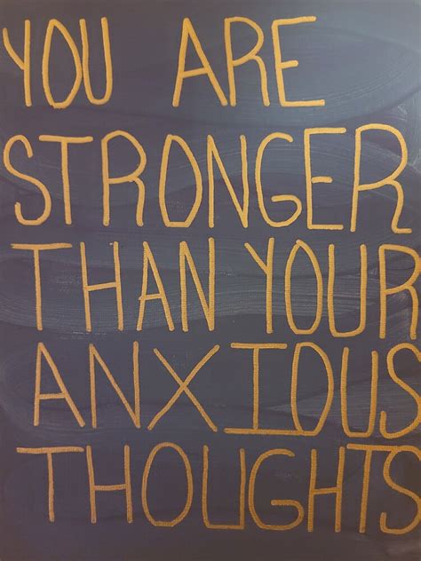 You Are Stronger Than Your Anxious Thoughts Sticker For Sale By Savy1063 Redbubble