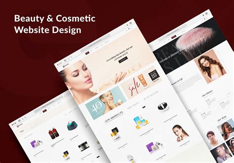 Beauty and Cosmetic Website Design :: Behance