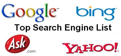 Top Google Alternative Search Engines List