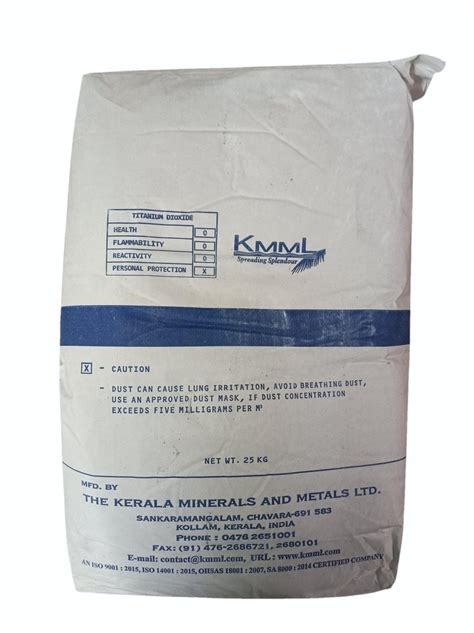 Rutile Titanium Dioxide Kmm Bag Kg At Rs Kg In Ahmedabad