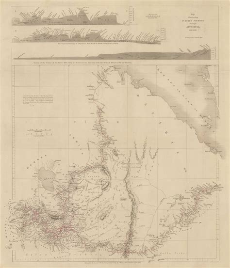 Royal Geographical Society Rgs Map Illustrating Dr Beke S Journey