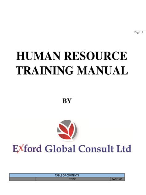 Exford Hrm 1 Pdf Compensation And Benefits Human Resource Management