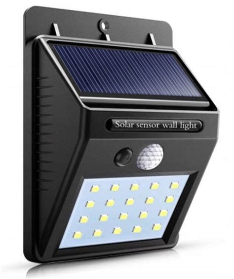 LAMPA SOLARNA 20 LED Z CZUJNIK RUCHU I ZMIERZCHU Strona główna