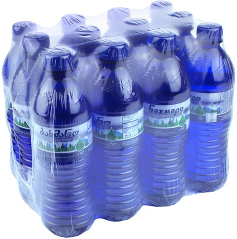 Упаковка минеральной негазированной воды Бахмаро 0.5 л х 12 бутылок ...