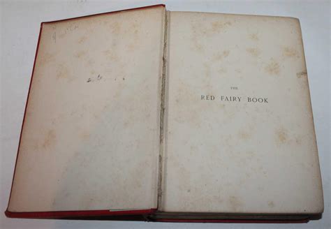 The Red Fairy Book By Lang Andrew Good Hardcover Original Cloth 1890 1st Edition H4o Books