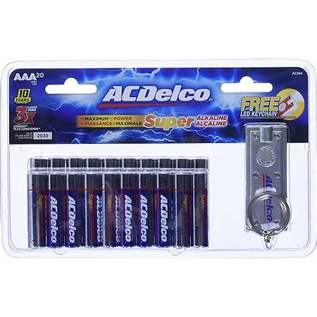 Amazon Acdelco Count Aaa Batteries Maximum Power Super